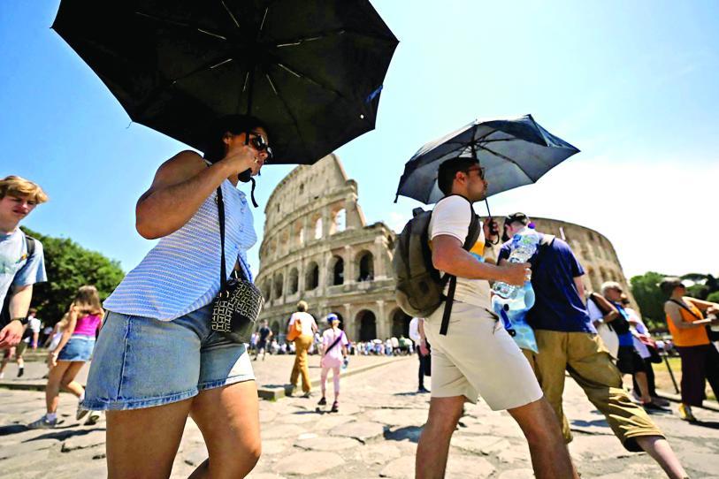 Alerta la OMM por incremento de casi dos grados en la temperatura mundial; activan alerta roja en Italia