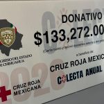 Entrega Congreso del Estado donativo superior a los 133 mil pesos a la Cruz Roja Mexicana