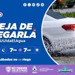 Llama JMAS Chihuahua a respetar horarios de riego para evitar desperdicio de agua