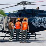Coordina SSPE traslado aeromédico de paciente con quemaduras desde Creel a Chihuahua