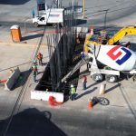 Realiza SCOP colado de zapata en Paso Superior de avenida Palestina