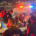 Patrulla evita tragedia en puente de Tecnológico